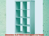 Better Homes and Gardens Furniture 8-Cube Room Organizer Storage Divider/Bookcase White