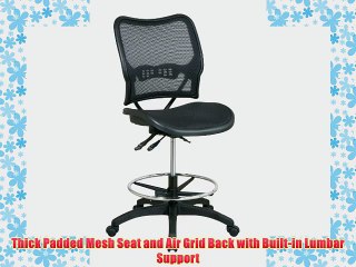 Deluxe Drafting Chair with Air Grid Seat and Back