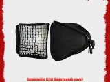 24 Photography Portable Foldable Speedlite Off camera Flash Portrait Softbox with Grid SOFT6060GD
