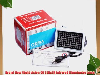 Okeba AC 110V 96 LED ARRAY Light Control Night vision IR Infrared Illuminator Light CCTV Camera