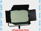 ePhotoInc 900 LED Professional Photography Studio Video Light Panel Photo Lighting by ePhotoinc