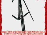 Compact PBL 8ft Air Cushioned Light Stands With Carry Bags Set of 2 Steve Kaeser Photographic