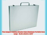 Pina Zangaro Camden Attache Style Aluminum Portfolio Case Large - 16.25 x 20.25 x 1.875
