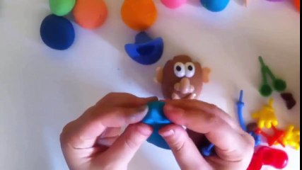 Oyun Hamuru Oyuncak Şekiller ile İnsan Yapımı