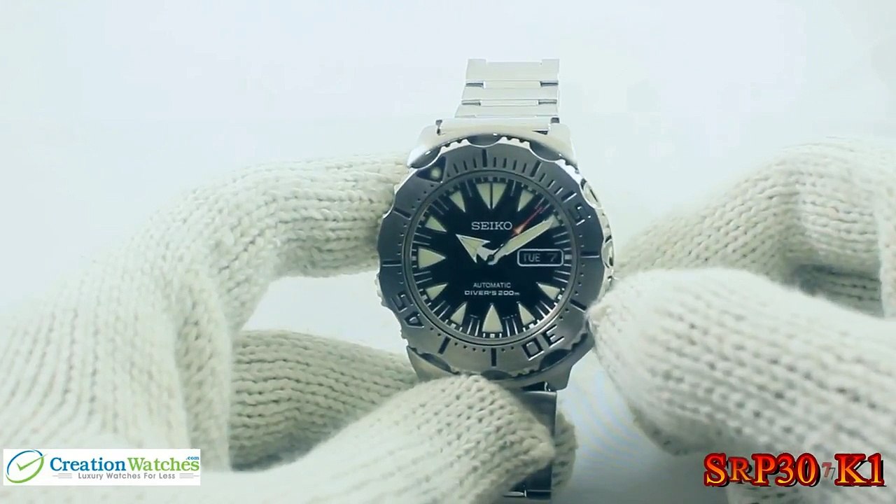 Seiko Monster Automatic Divers SRP307K1 SRP307K SRP307 Mens Watch - video  Dailymotion