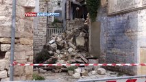 Casa disabitata crolla nel centro storico di Andria