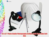 LimoStudio Table Top Photo Box Lighting Soft Box Photography Lighting Tent Kit with Rotatable