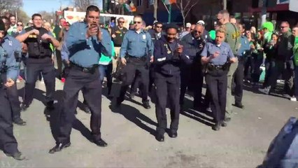 Kansas City Police Flash Mob Surprises Crowd With 'Electric' Dance