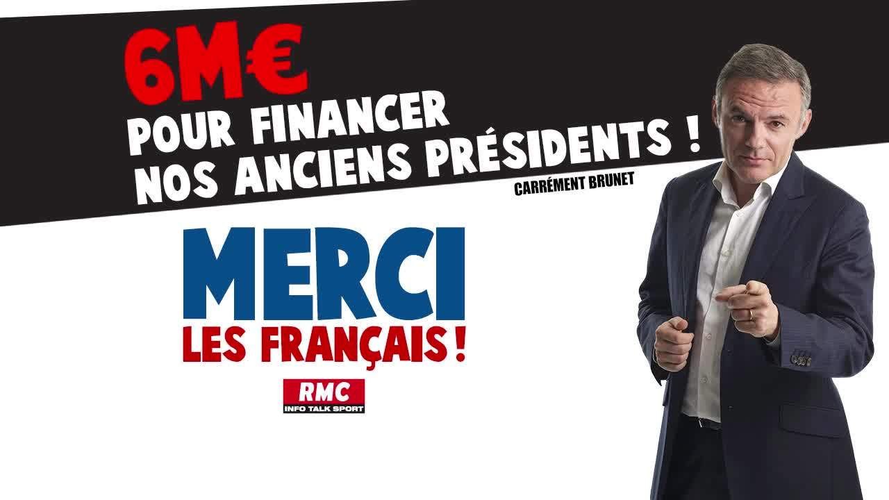 Merci les Français – 6M€ pour financer nos anciens présidents !