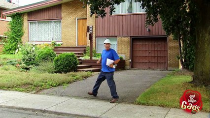 Door-to-door Prank - Giant Speed Bump