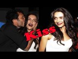 Sexy Deepika Padukone Kissed Forcefully By Homi Adjania