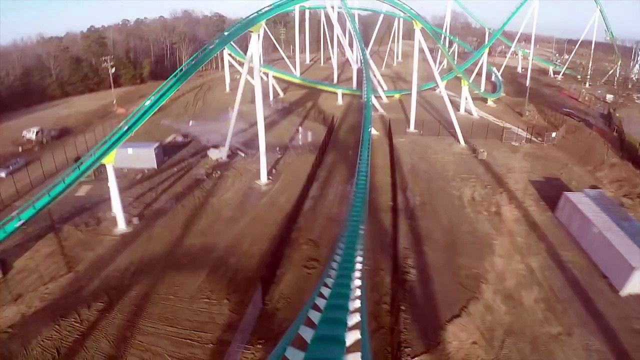 Fury325 - Les plus grandes montagnes russes du monde en POV