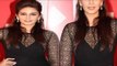 Hot Babe Huma Qureshi In Netted Black Dress Look Hotter
