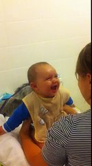 dead baby of laughing when mom coughs