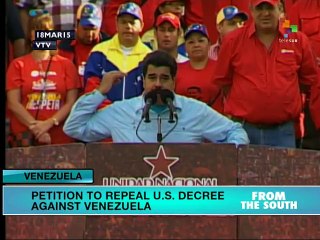 Mass petition campaign to Obama underway in Venezuela