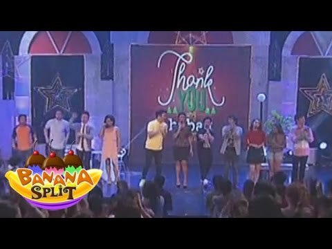 Banana Split Cast sing Thank You, Ang Babait Ninyo