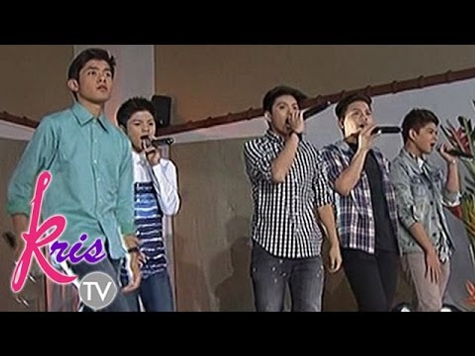Gimme 5 sings 'Hatid Sundo' on Kris TV