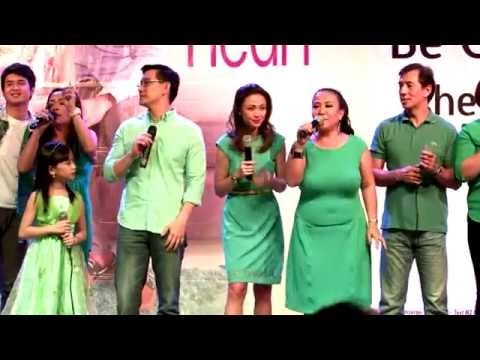 Be Careful With My Heart Casts sing Kapit Bisig at Finale Mall Show