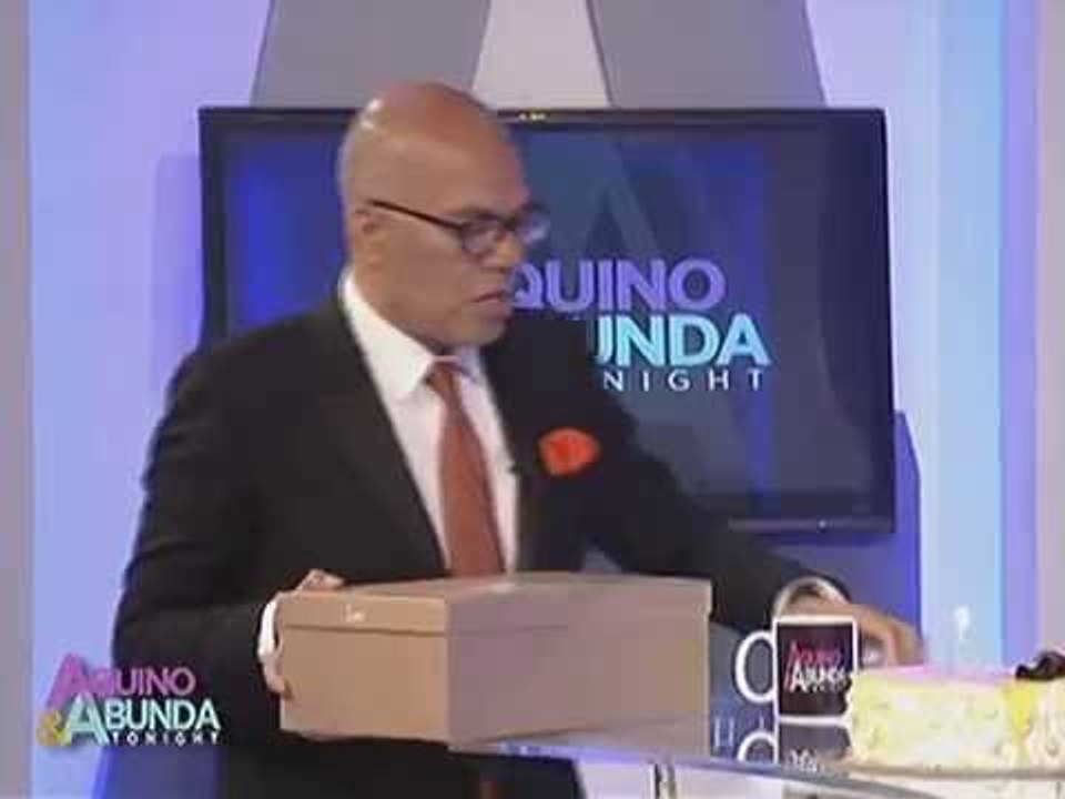 Kris Aquino gives Boy Abunda a louboutin as birthday gift