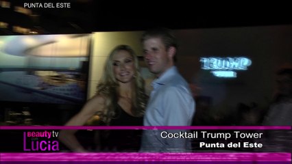 Eric Trump y su esposa en Punta del Este