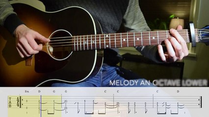 Guitar Tutorial One last time - Ariana Grande