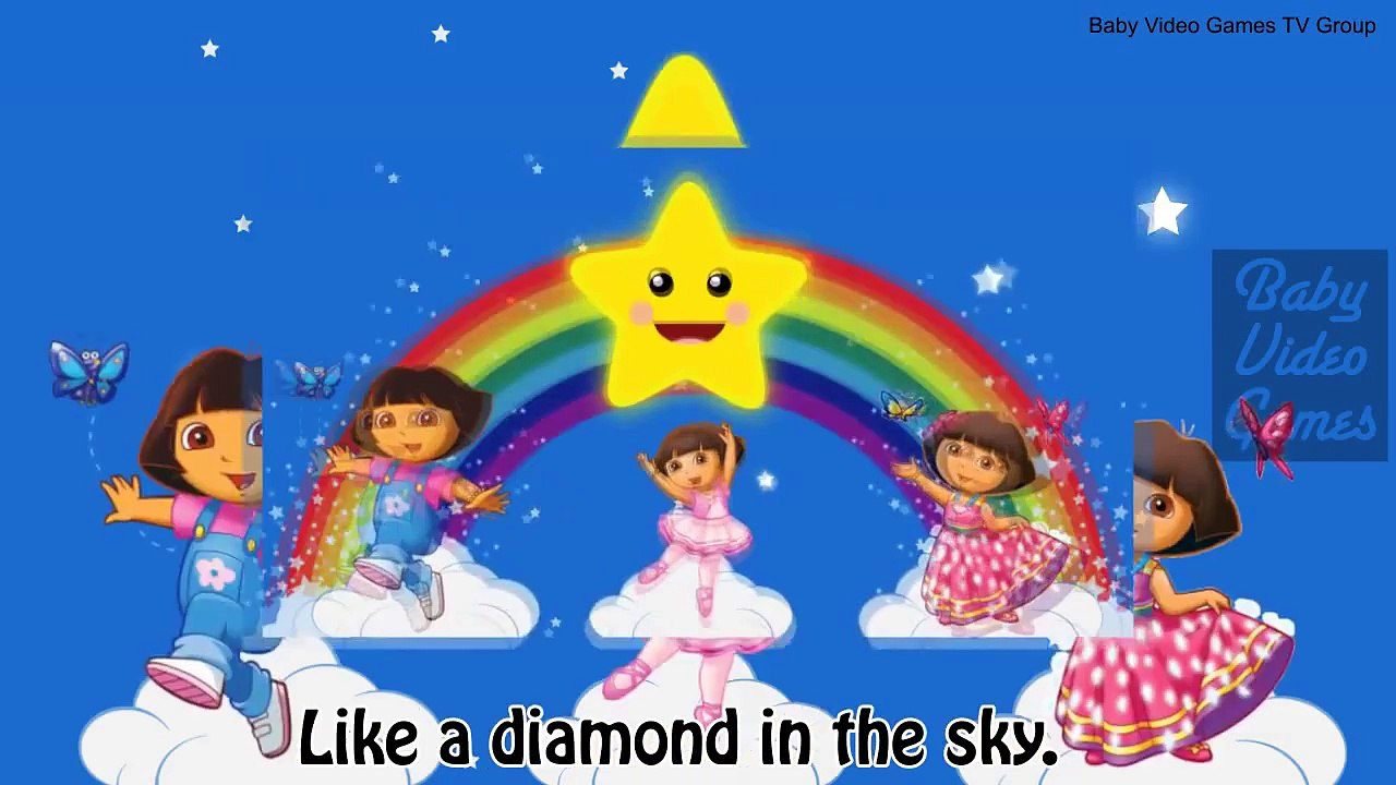 Dora the Explorer For Kids and Nursery Rhymes Cartoon Dora Twinkle Twinkle Little Star