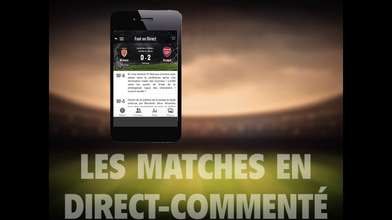 Application Foot en Direct
