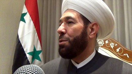 Le mufti de Syrie Docteur Ahmad Hassoun