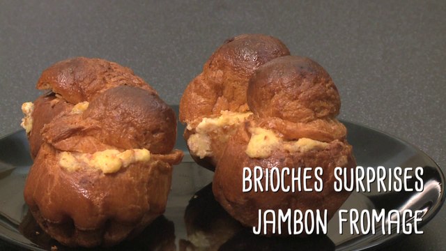 Recette de brioches surprises jambon fromage - Gourmand