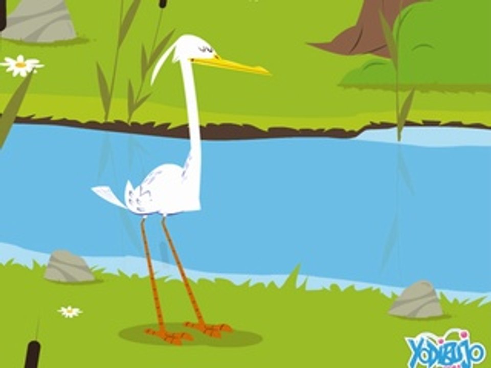 LA GARZA REAL - Cuentos y Fábulas de LA FONTAINE en vídeo