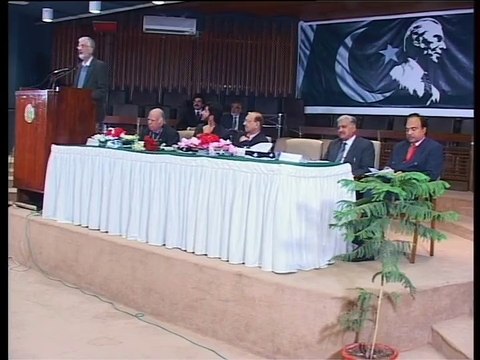 Asif Eizdi, Columnist and Former Ambassador while addressing in Seminar on “Current Challenges of Pakistan & Vision of Quaid-e-Azam” MUSLIM Institute