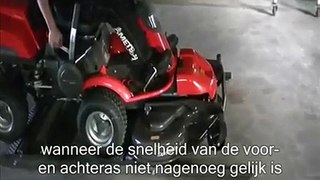 Husqvarna Rider AWD afstellen met testbank Mansier Tuinmachines Dedemsvaart
