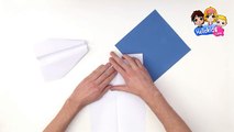 Papiroflexia AVION DE PAPEL - Videos de manualidades PAPIROFLEXIA