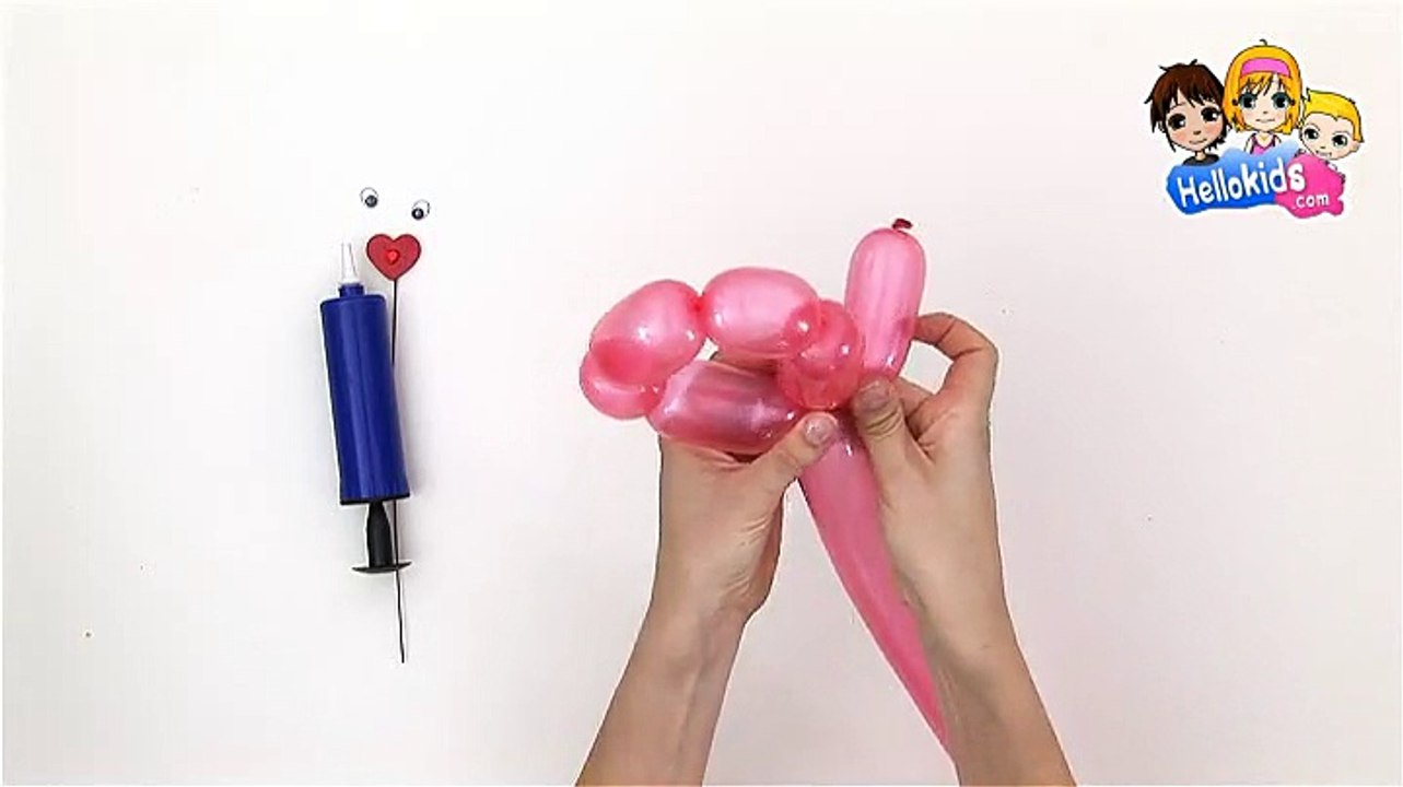 Video de como hacer un OSO GLOBO - Videos de como hacer ANIMALES CON GLOBOS