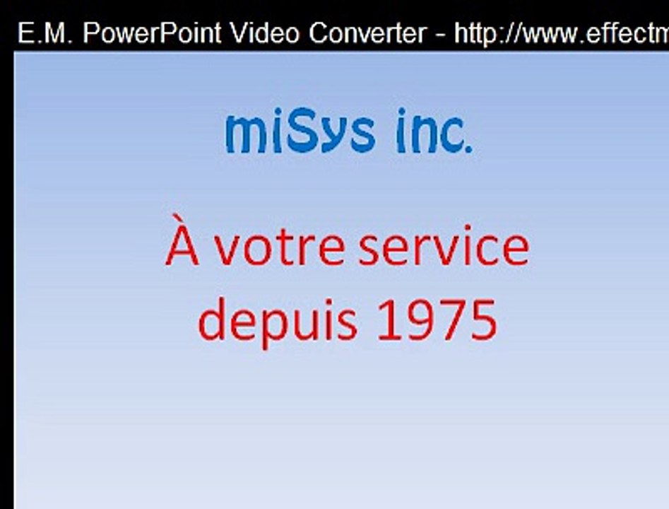 Misys: Réparation & Vente d'imprimante Ordinateur Québec