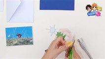 Video de fabricar Postal de vacaciones en la montaña - Videos de manualidades VACACIONES