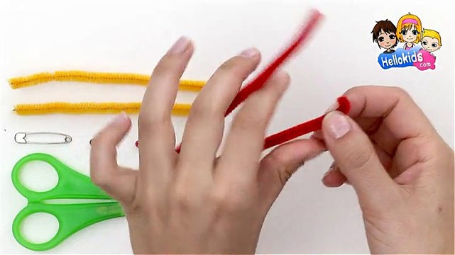 Video manualidades MARIPOSA con vastagos de chenille - Videos de manualidades de ANIMALES CON ALAMBRE CHENILLE