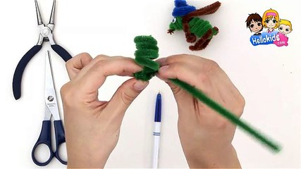 下载视频: Video manualidades SALTAMONTE con varilla de chenille - Videos de manualidades de ANIMALES CON ALAMBRE CHENILLE