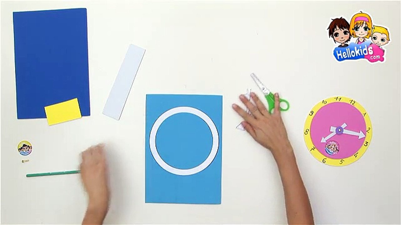 Wie man eine Lernuhr bastelt