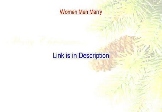 Women Men Marry PDF (Women Men Marry)