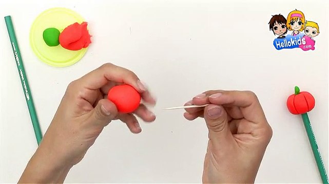 Wie man einen Halloweenkürbis Stiftkopf bastelt