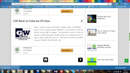 GW Basic in Urdu for 10 Class part 2