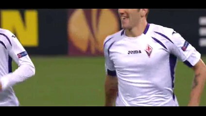 Goal Rodriguez - AS Roma 0-1 Fiorentina - 19-03-2015