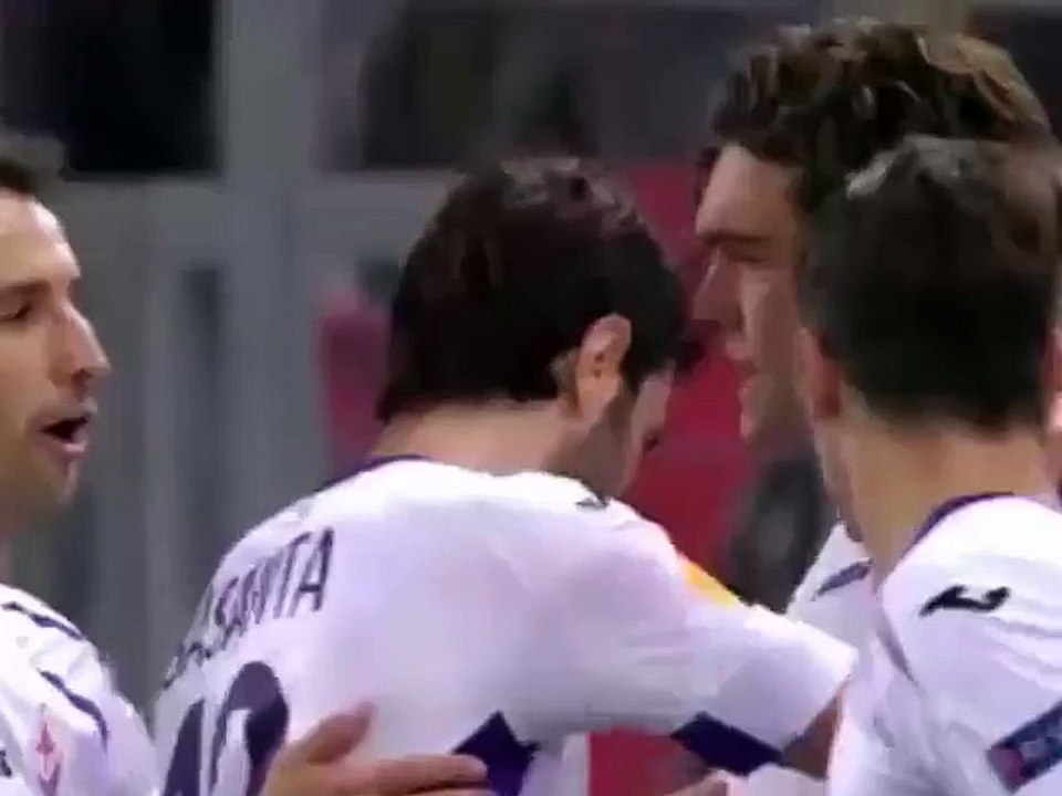 Marcos Alonso Goal su Papera di Skorupski - Roma vs Fiorentina 0-3 ITA ( 3 goal)