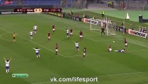 Gonzalo Rodriguez Penalty Goal ~ AS Roma 0-1 Fiorentina ~ 19_03_2015 ~UEFA Europa League