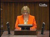 Poseł Barbara Bartuś - Wystąpienie z dnia 19 marca 2015 roku.