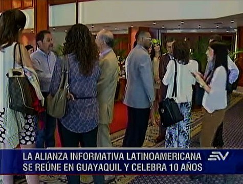 22 canales de noticias de A. Latina celebran en Guayaquil 10 años de la AIL