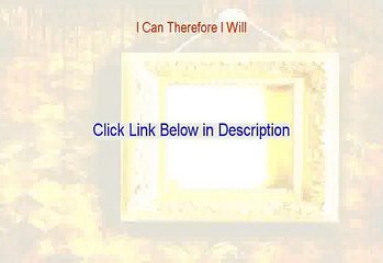 I Can Therefore I Will Download PDF (Download Now 2015)