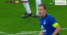 Phil Jagielka Goal Dynamo Kiev 5 - 2 Everton Europa League 19-2-2015