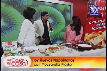 De Casa En Casa - Receta de Huevos Napolitanos con Queso Mozzarella